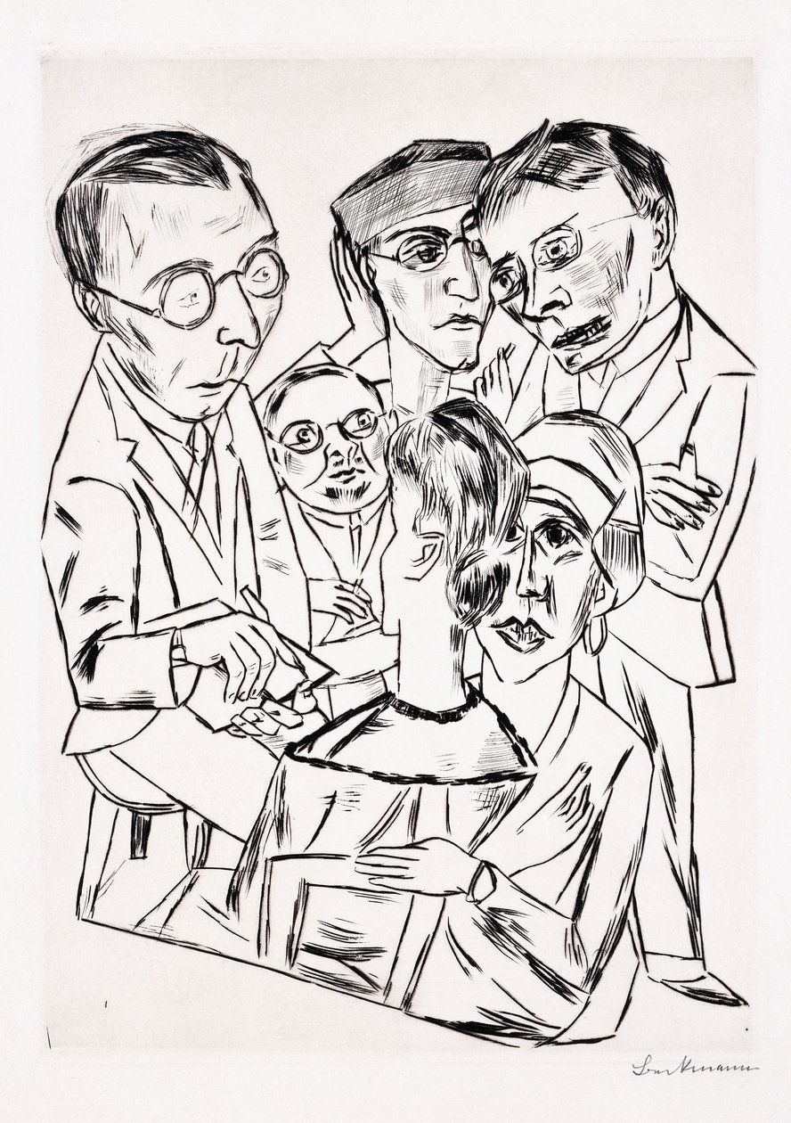 Toplumdaki Sanatçı by Max Beckmann