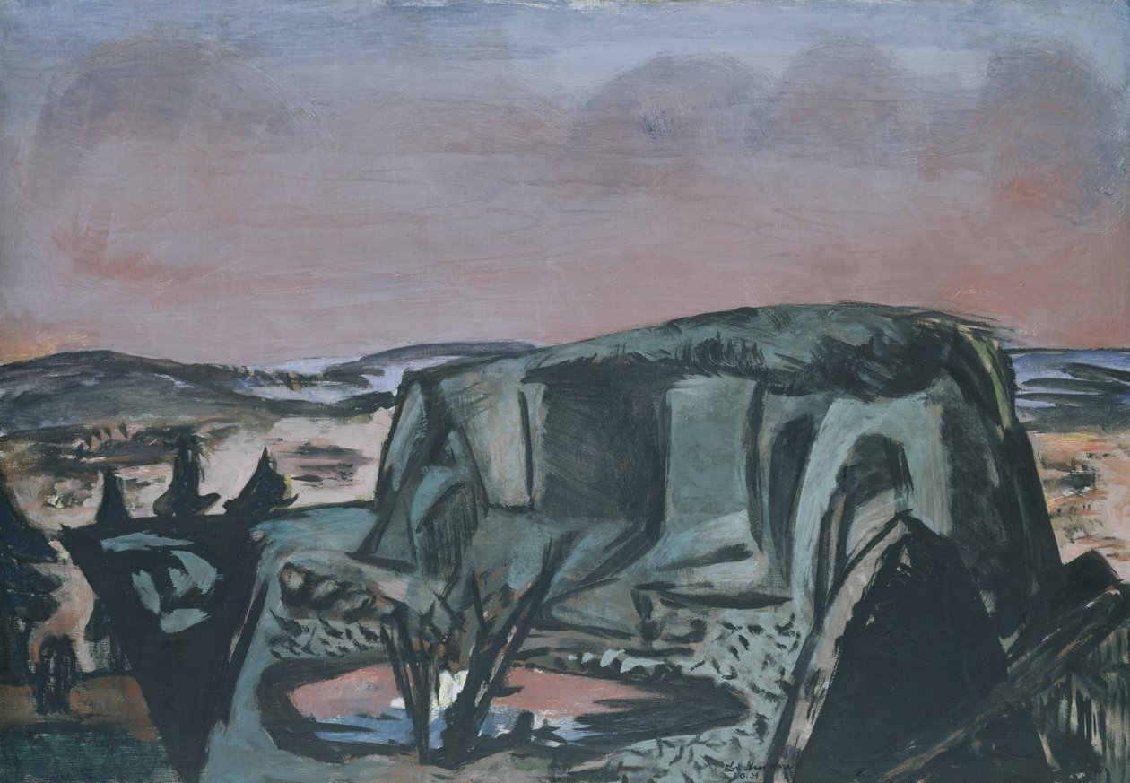 Moosberg'deki Bataklık by Max Beckmann
