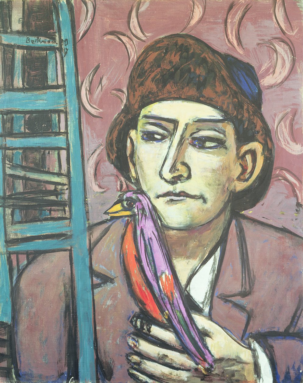 Kuşlu Adam by Max Beckmann
