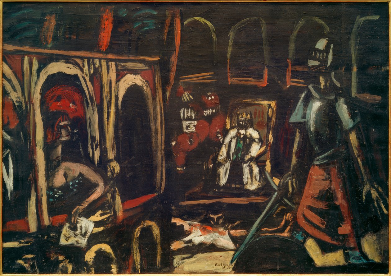 Rüya tiyatrosu by Max Beckmann