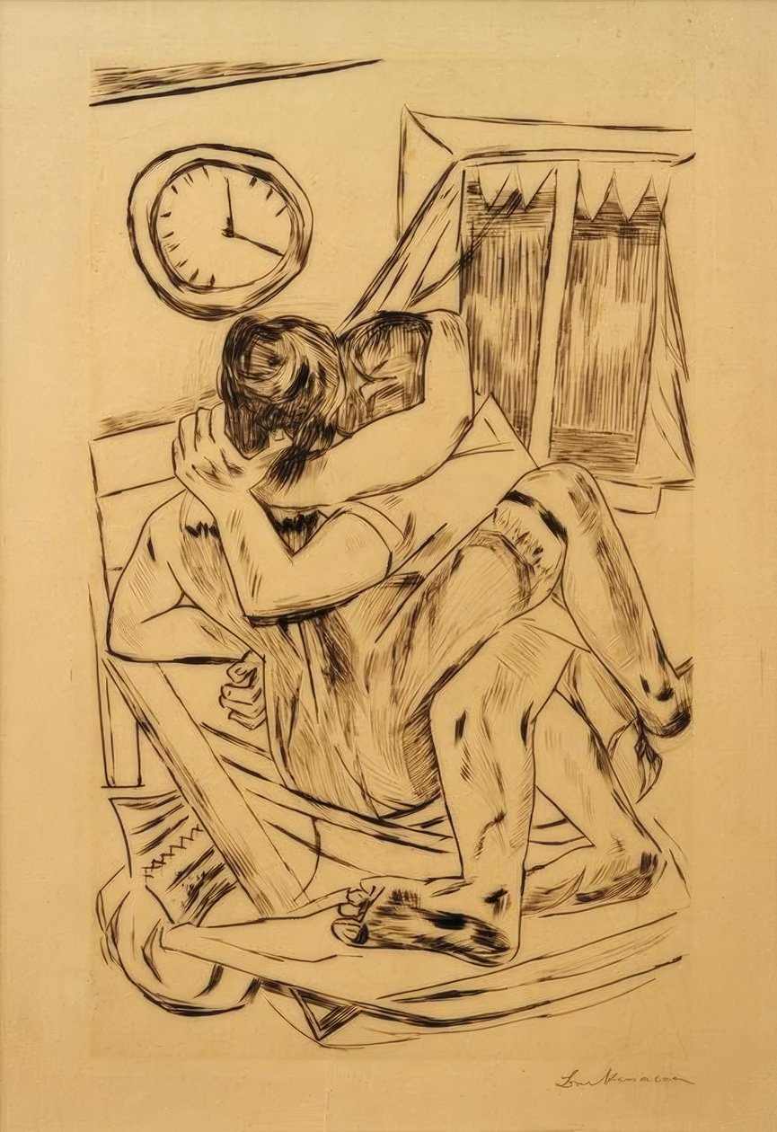 sarılmak by Max Beckmann