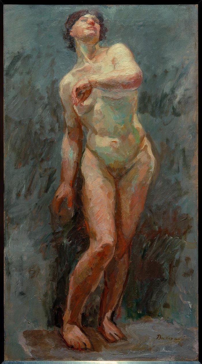 kadın çıplak by Max Beckmann