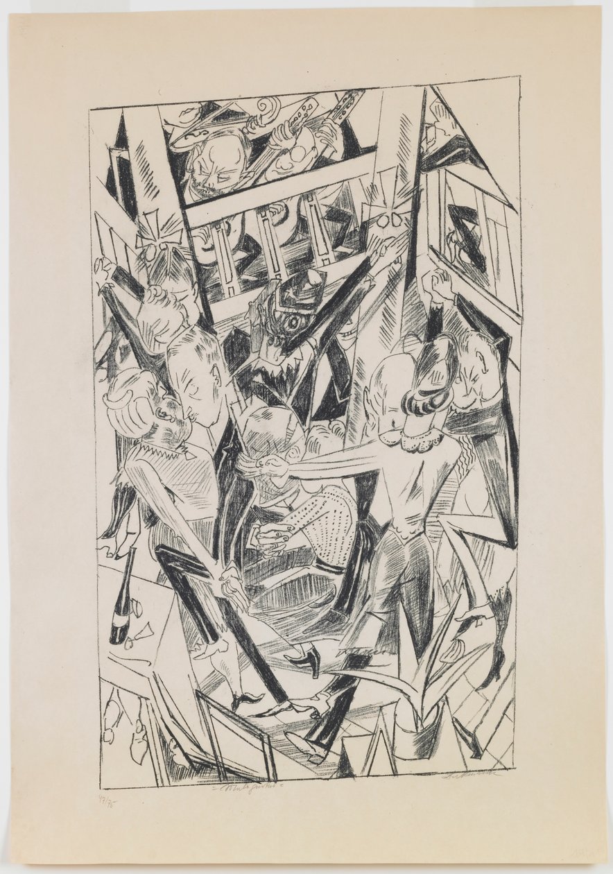 plaka 8: Malepartus by Max Beckmann