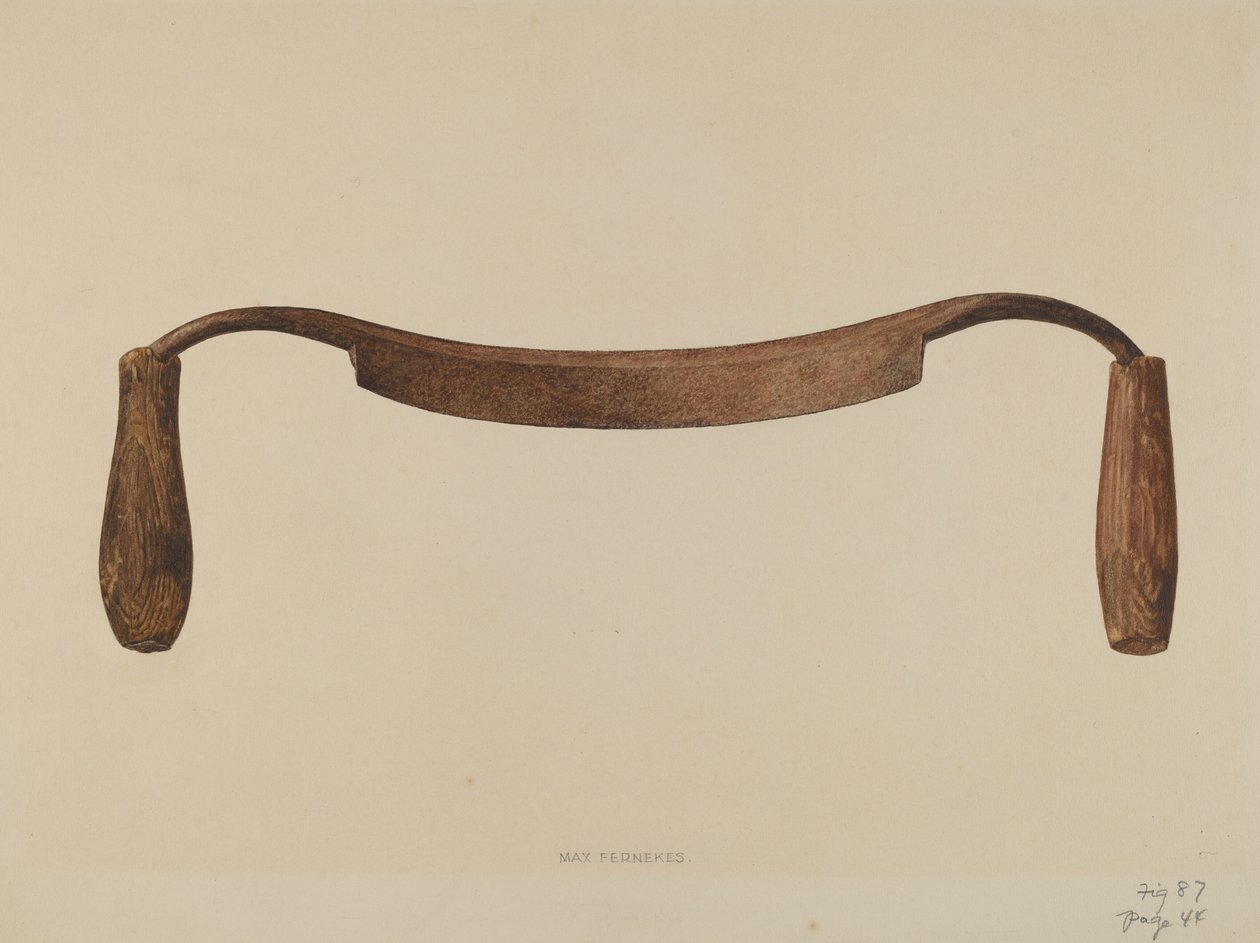 Çekme bıçağı, c. 1938. by Max Fernekes