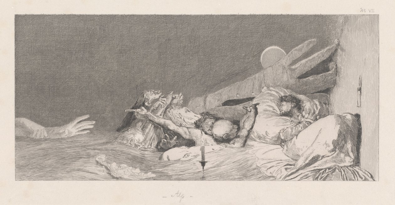 Kaygı korkuları, 18781880. by Max Klinger