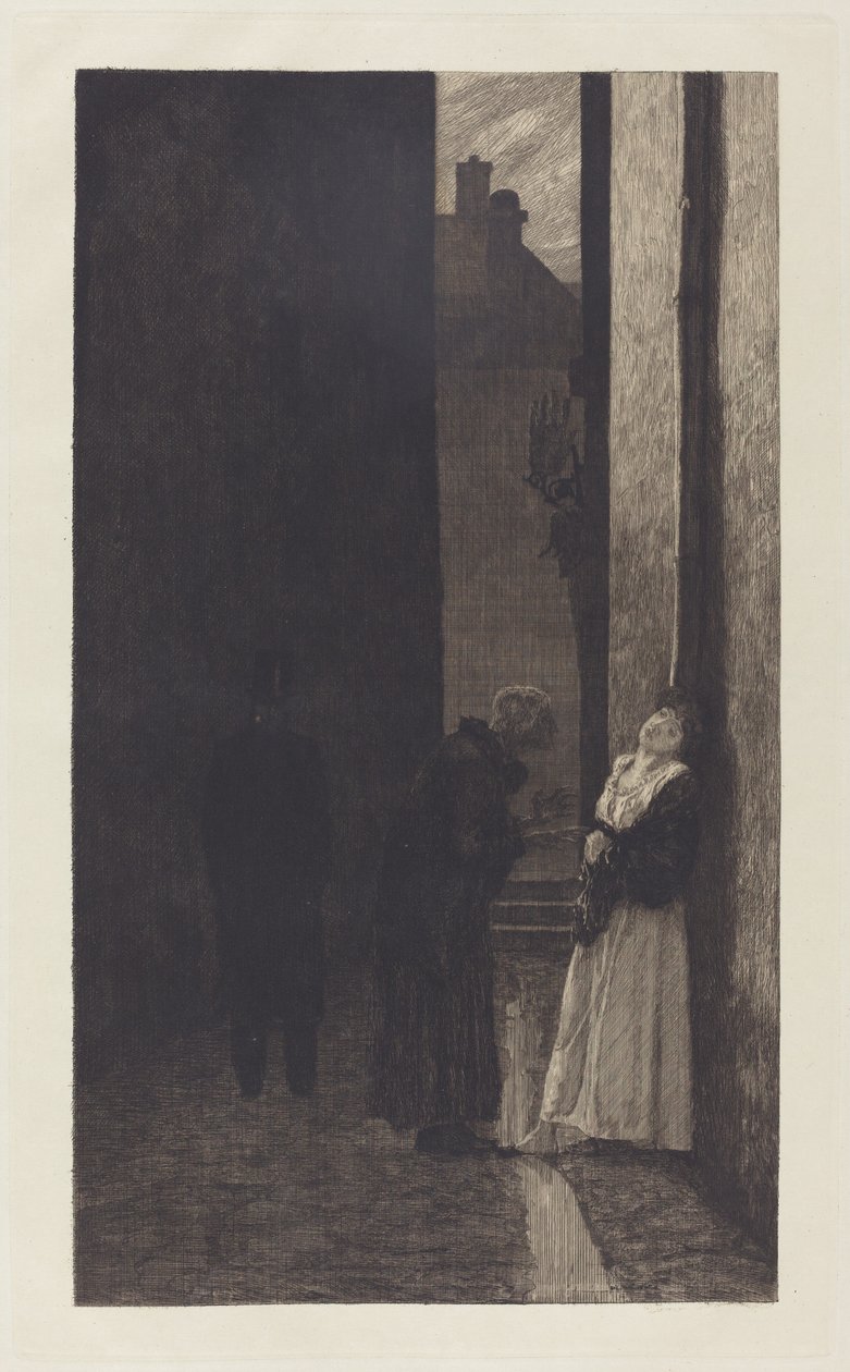 Bir Adım Bir Adım, 1883. by Max Klinger