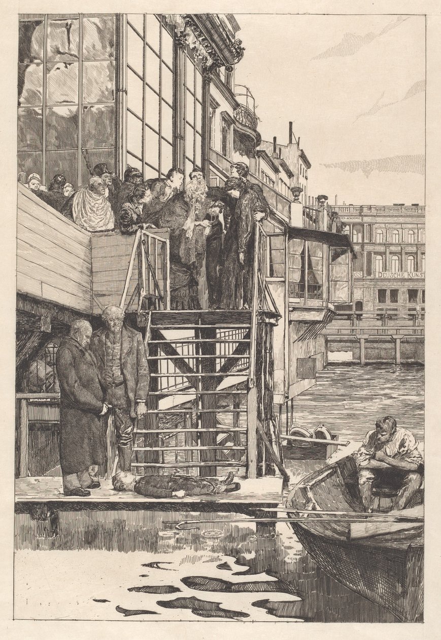 Bir Anne, 1882. by Max Klinger