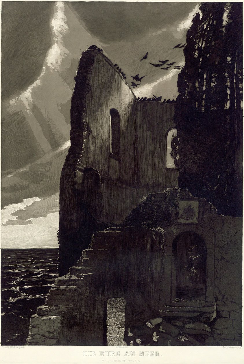 Deniz kenarındaki kale by Max Klinger