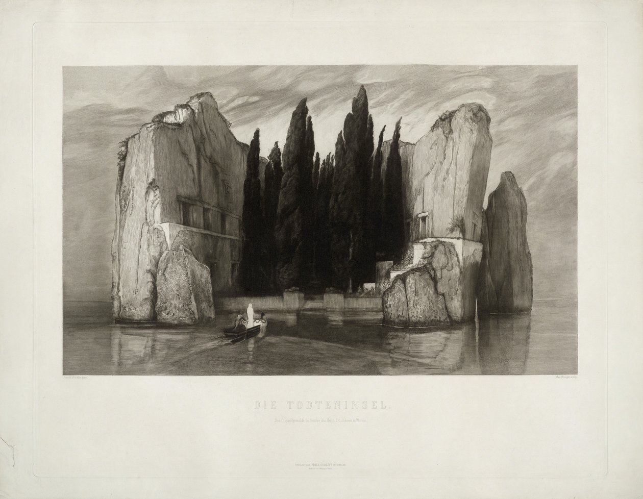 Ölüler Adası by Max Klinger