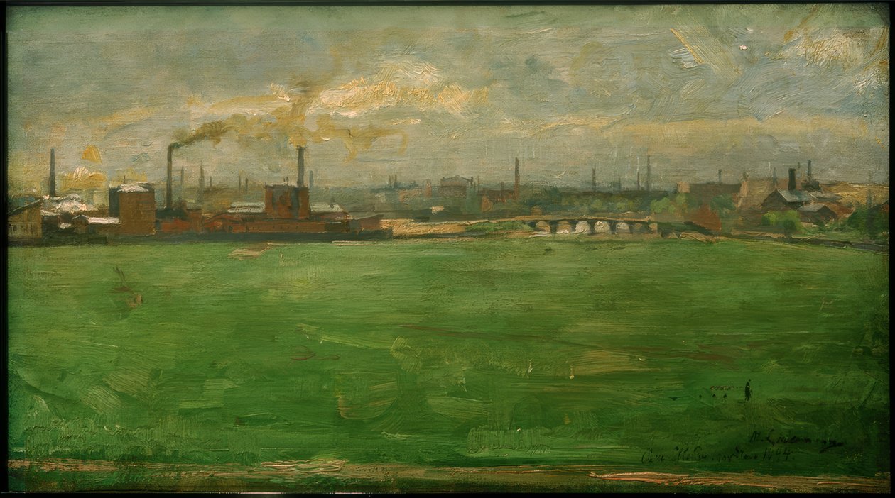 Schleswig kıyısında by Max Liebermann