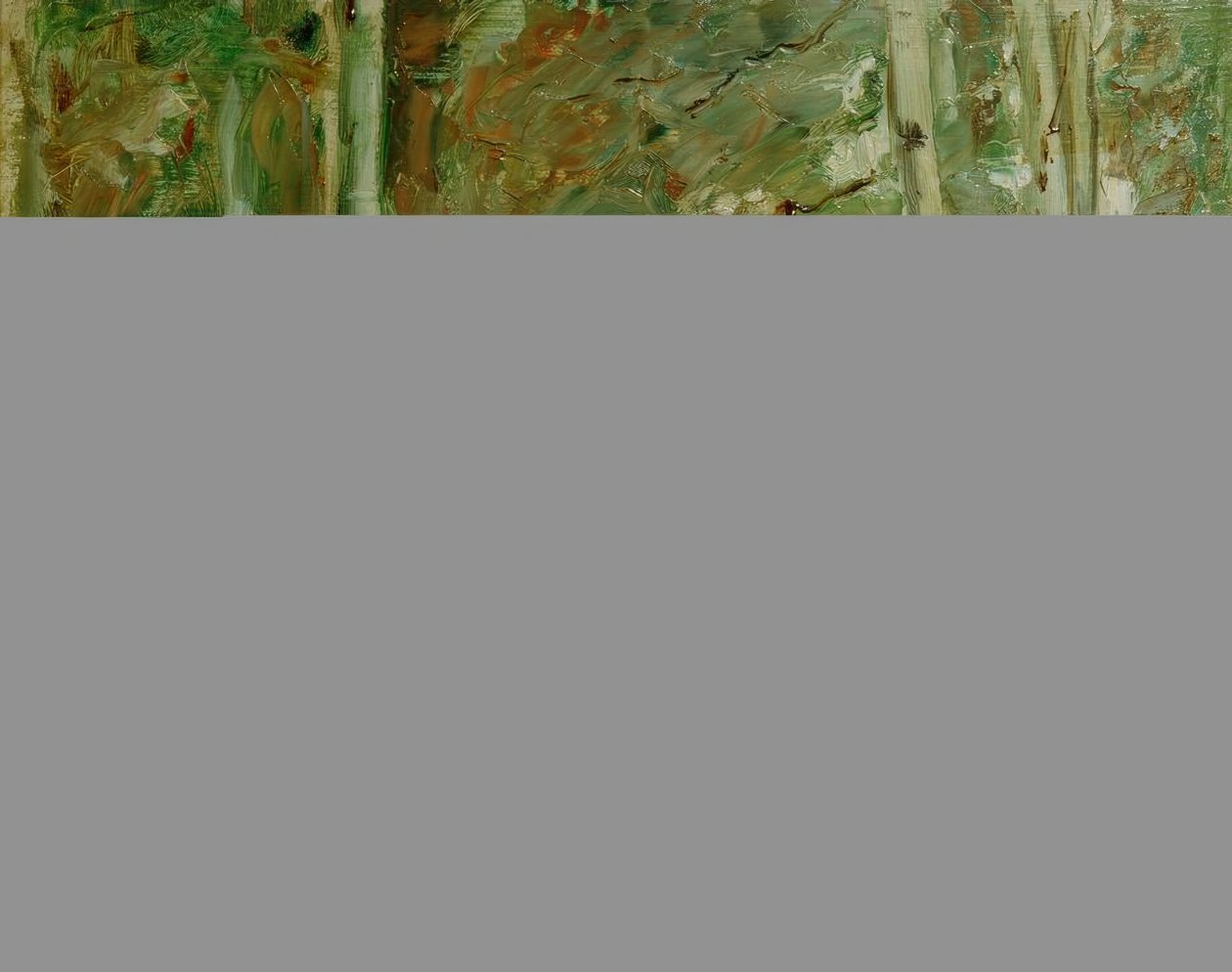 doğuda Wannsee kıyısında huş ağacı by Max Liebermann