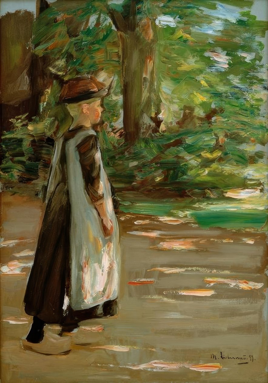 yürüyen kız by Max Liebermann