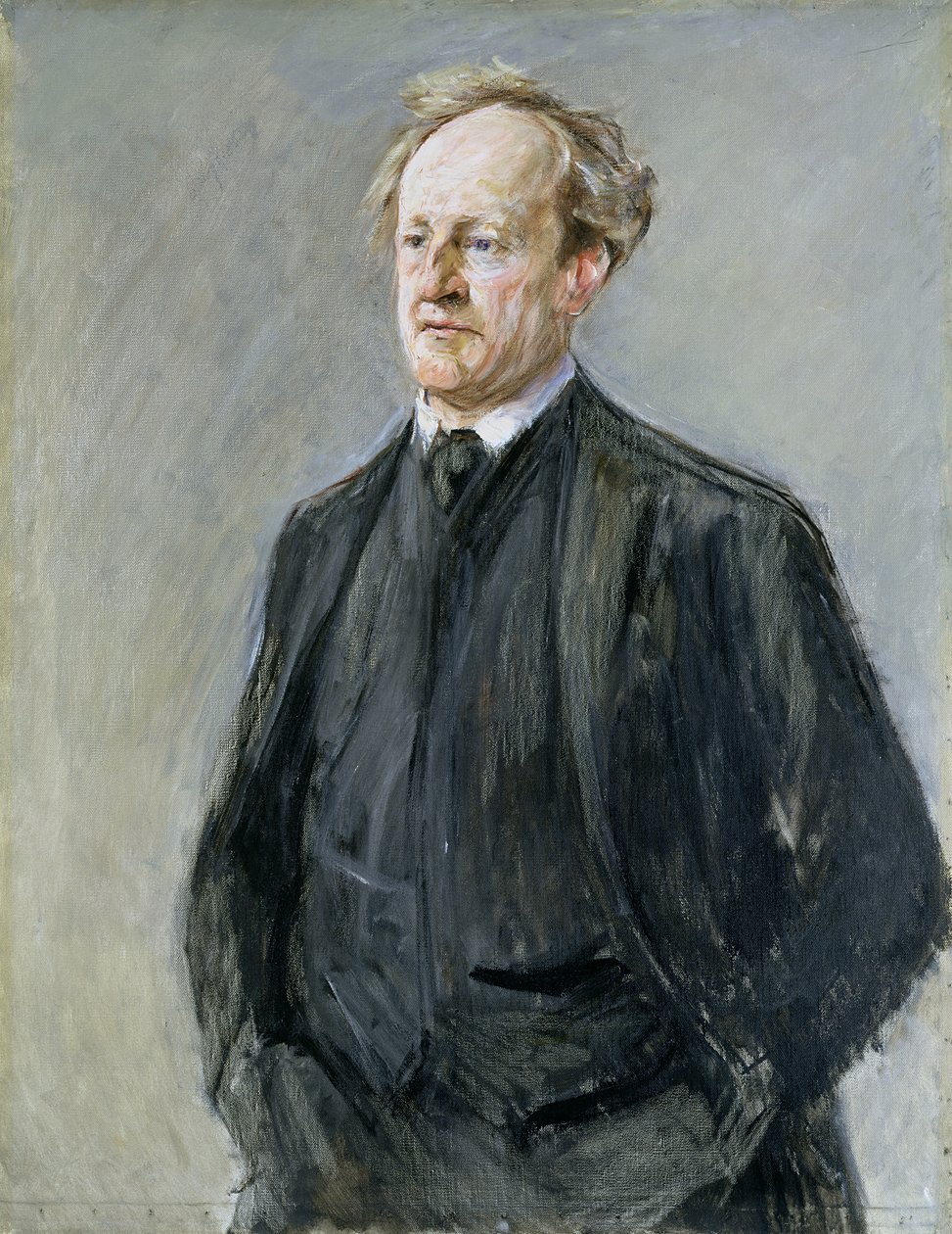 Gerhart Hauptmann, 1912 by Max Liebermann