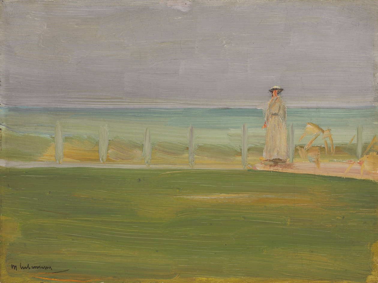Sahildeki Kadın, 1901 by Max Liebermann