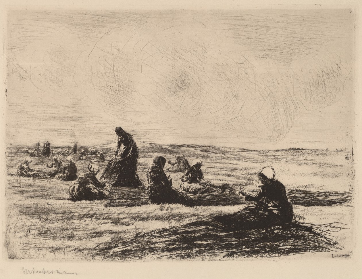 Ağları Onarmak by Max Liebermann
