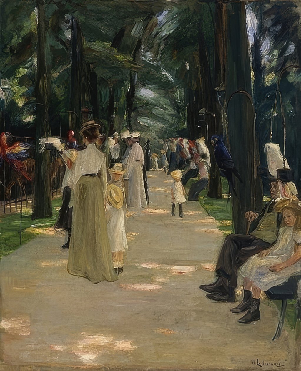 Παπαγείεναλλει. 1902 by Max Liebermann