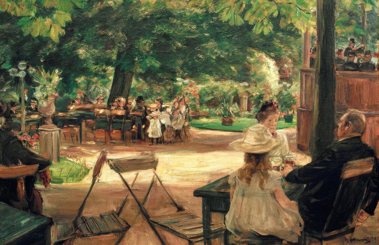 Restorasyon bahçesi by Max Liebermann