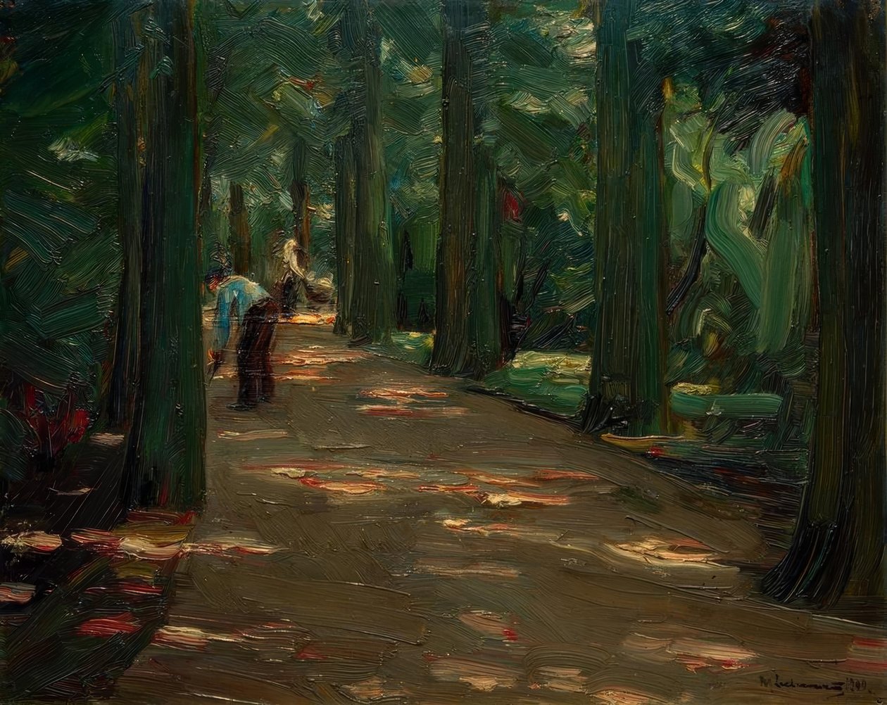 sevimli allee by Max Liebermann