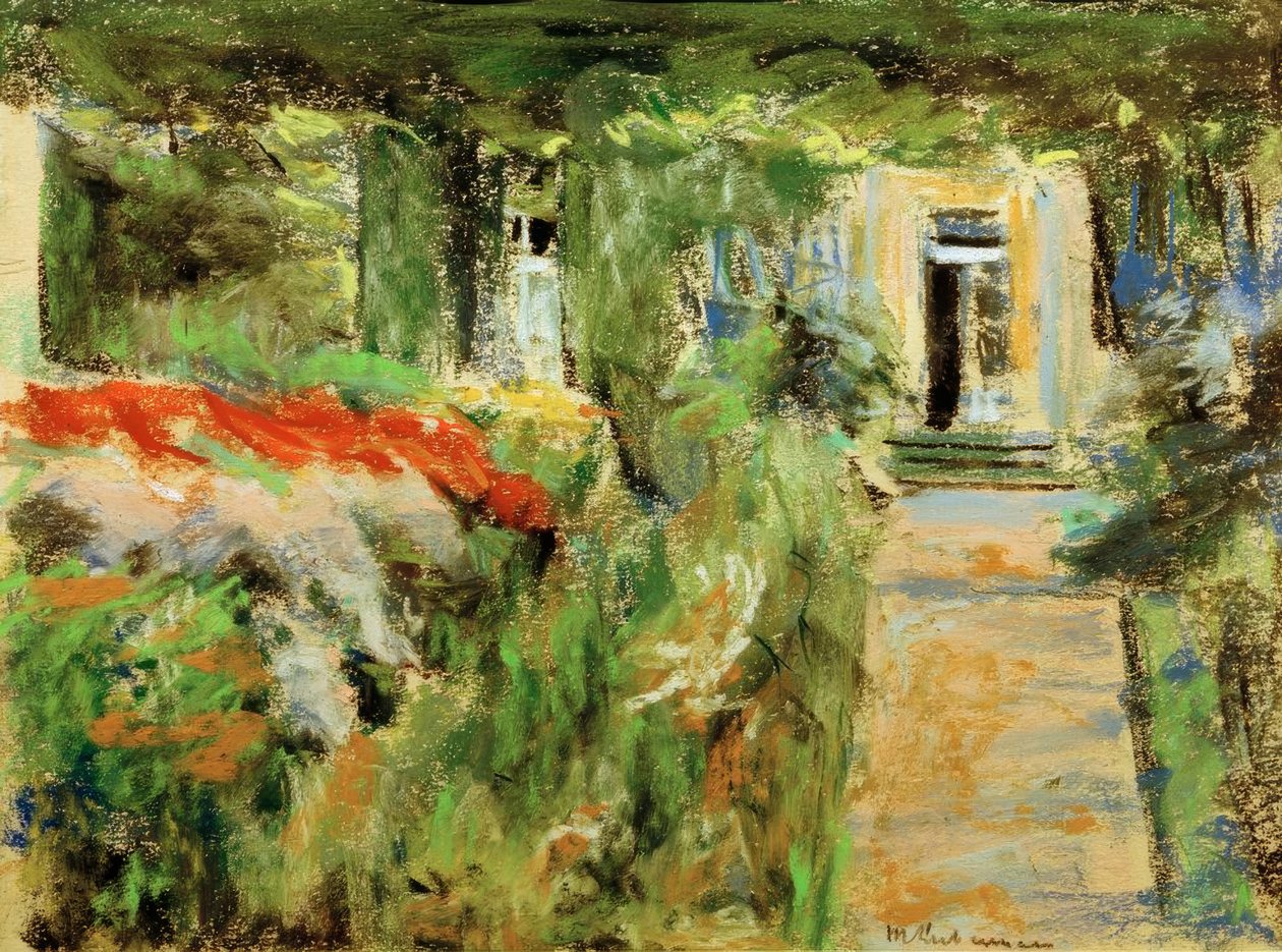 doğuda ön bahçe by Max Liebermann