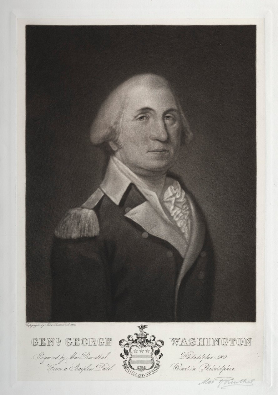 George Washington, 1900. by Max Rosenthal