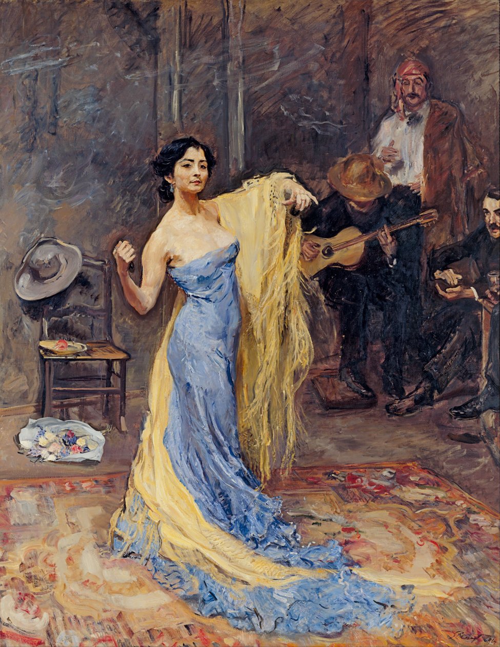 Dansçı Marietta di Rigardo#39;nun portresi, 1904 by Max Slevogt