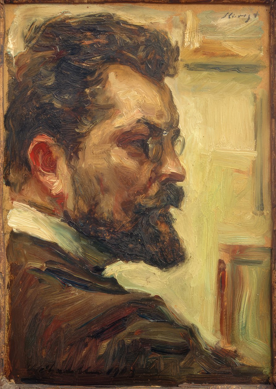 Max Slevogt / Otoportre 1903 by Max Slevogt