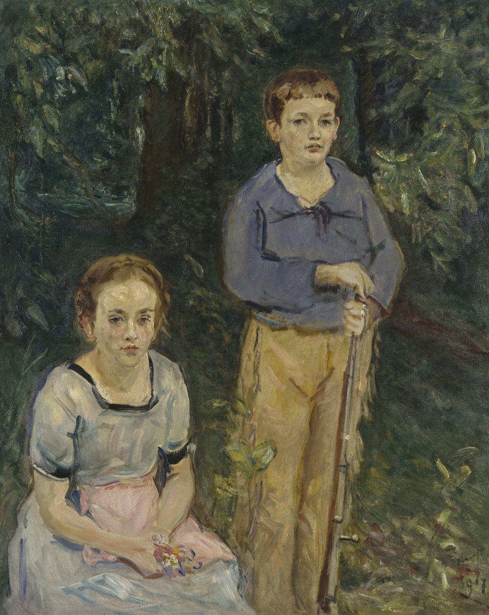 Nina ve Wolfgang Slevogt by Max Slevogt