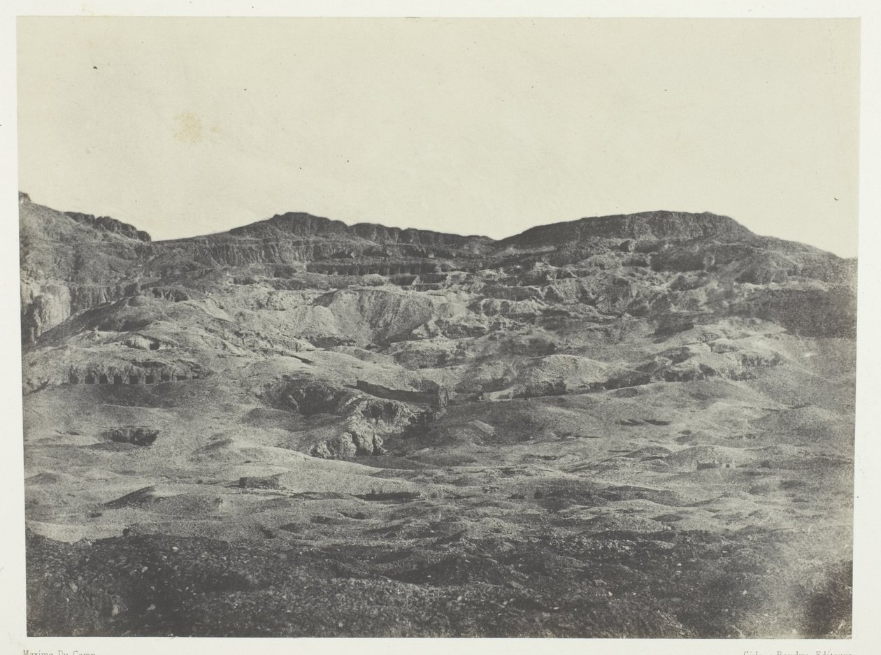 Gournah, Thebes Nekropolü; Teb by Maxime Du Camp