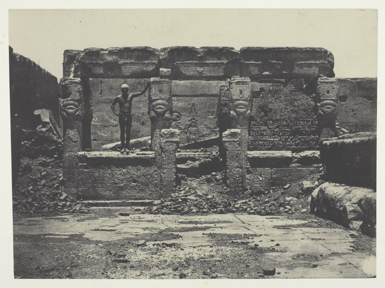 Büyük Dendera Tapınağı (Teutyres), Yukarı Mısır by Maxime Du Camp