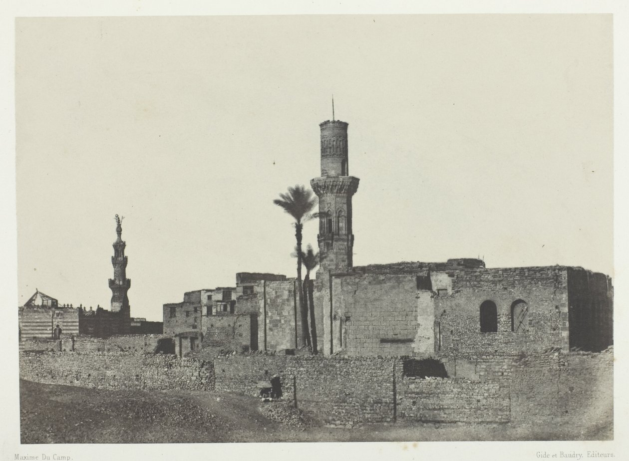 Bab-el-Saïda, Kahire yakınlarındaki cami by Maxime Du Camp