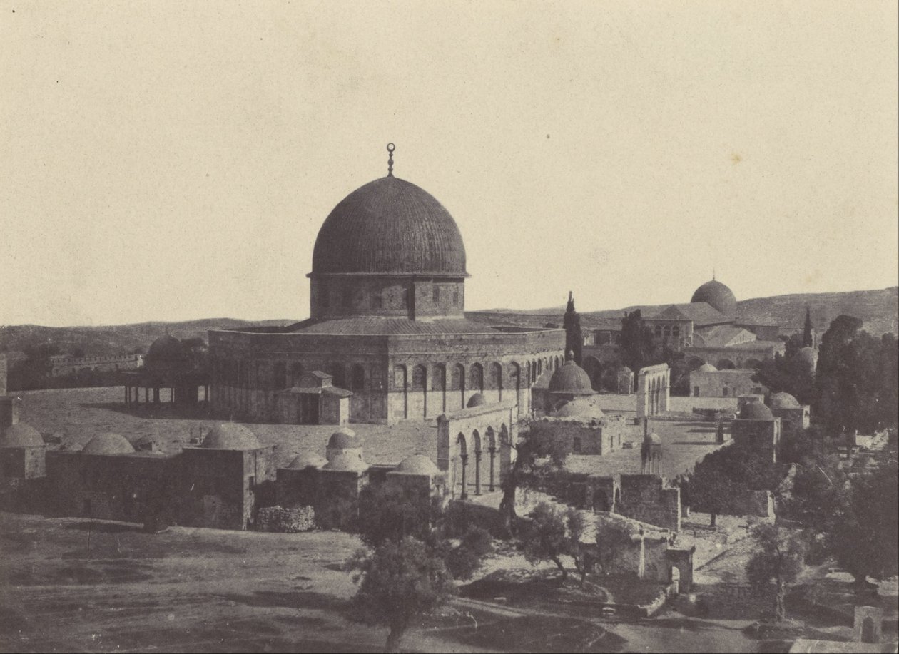 Filistin. Kudüs. Ömer Camii by Maxime Du Camp