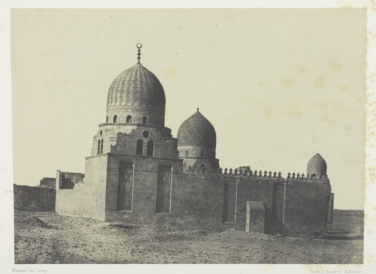 Memluk Sultanlarının Mezarı, Kahire by Maxime Du Camp