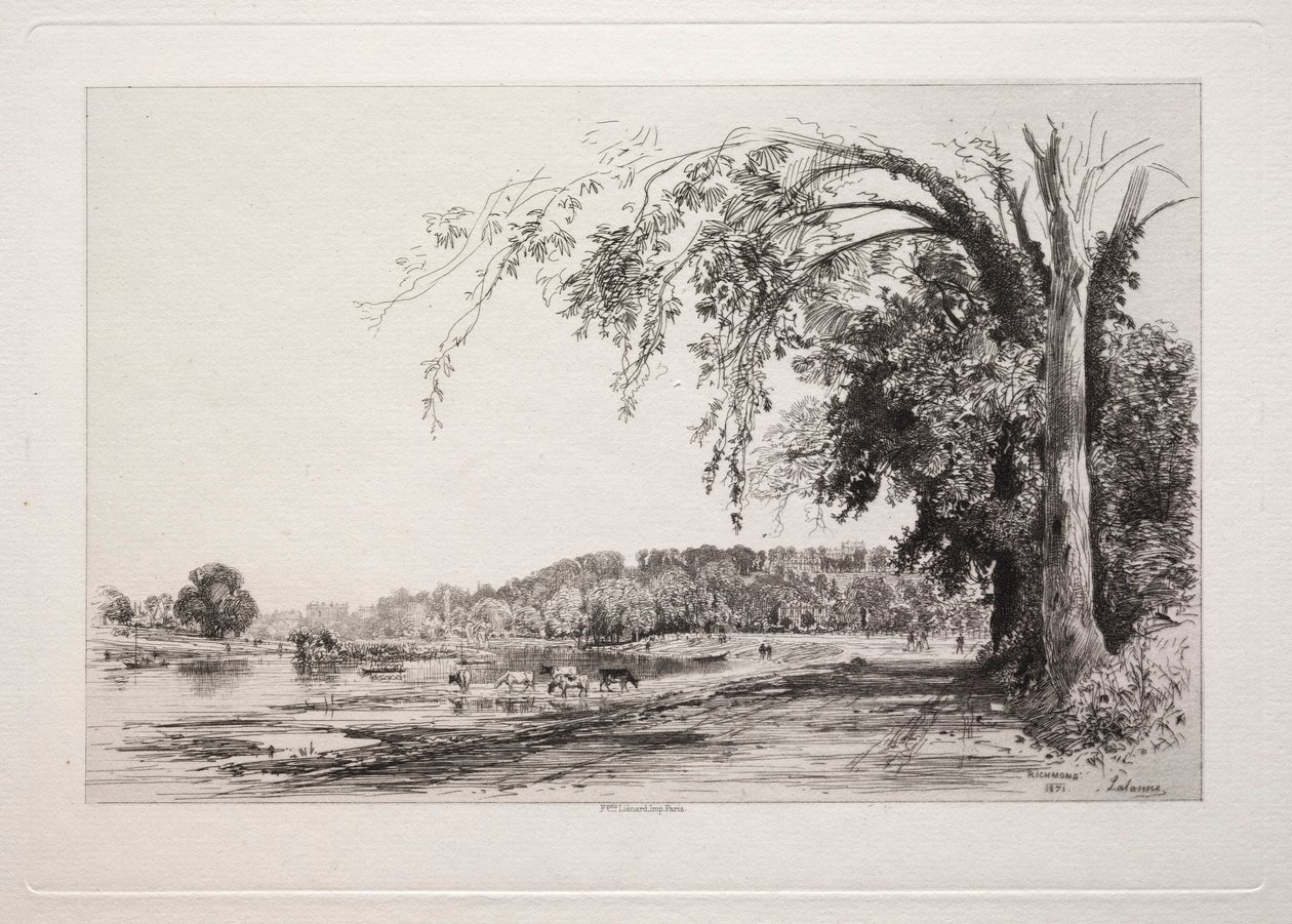 Richmond, 1871. by Maxime Lalanne