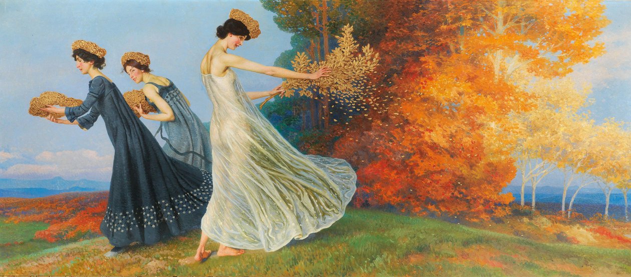 Sonbahar Altını, 1905. by Maximilian Lenz
