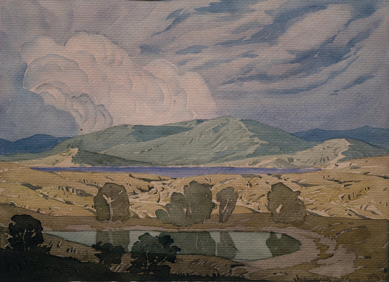 Körfezin üzerinde bir bulut. Koktebel, 1925 by Maximilian Voloshin