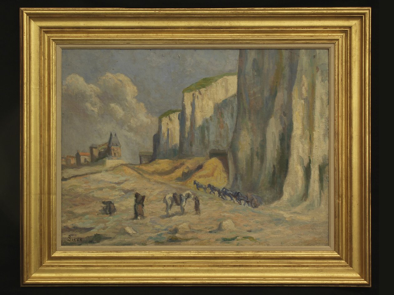 Fransız Plaj Sahnesi by Maximilien Luce