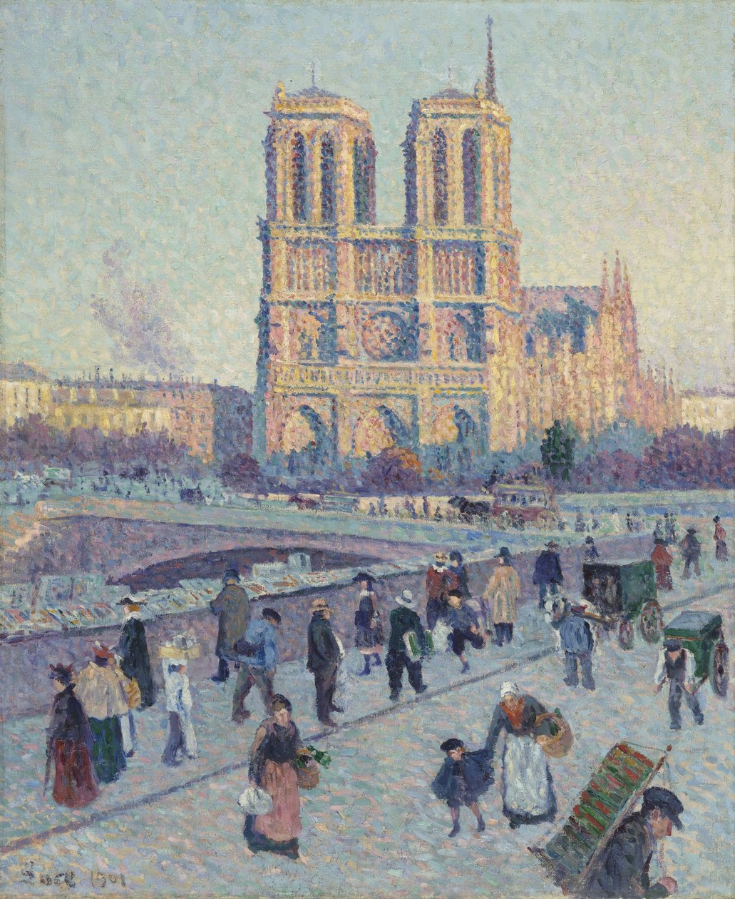 Quai Saint-Michel ve Notre-Dame by Maximilien Luce