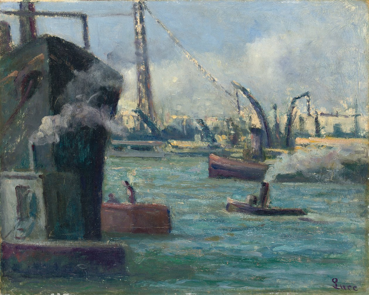 Rouen Limanı, by Maximilien Luce