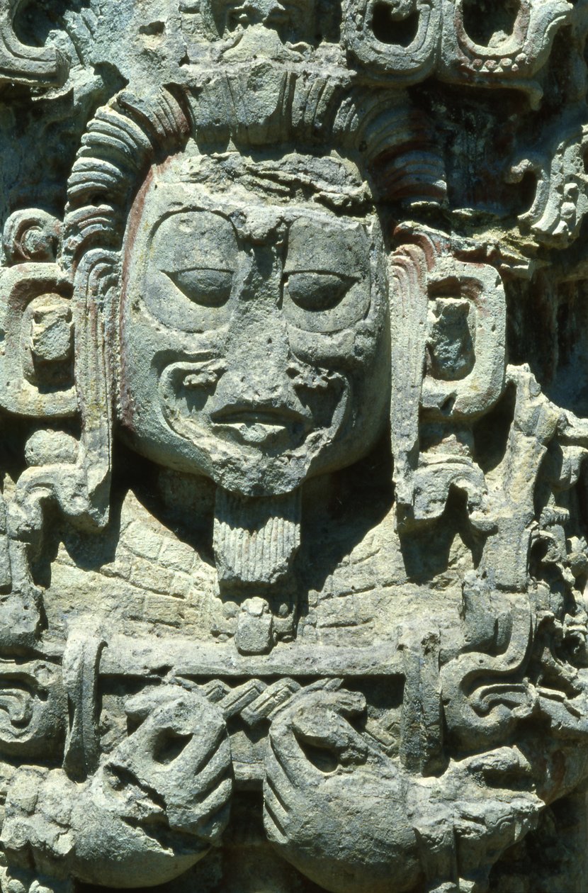 Copan Stela D. by Mayan