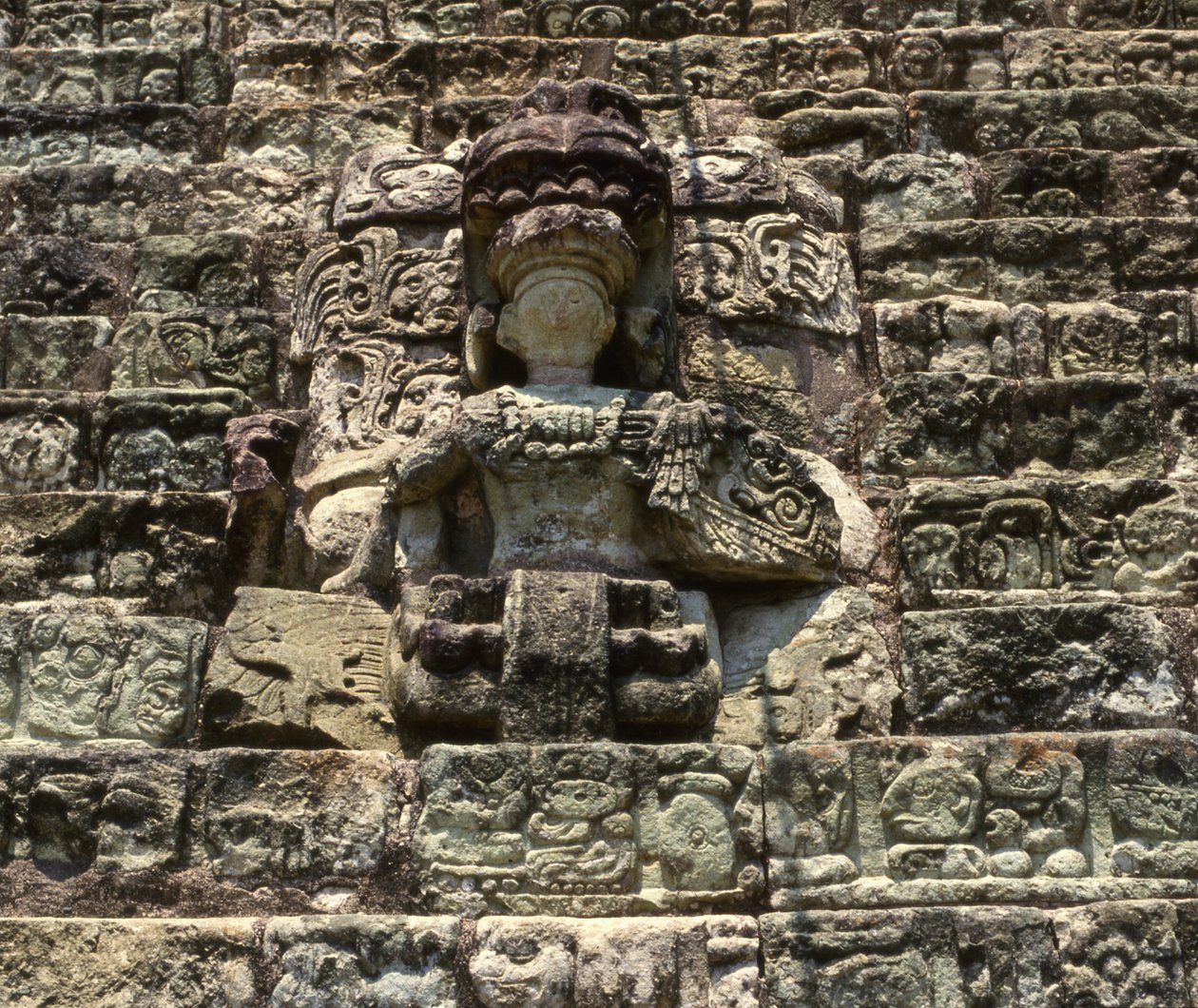 Copan Hiyeroglif Heykeli by Mayan