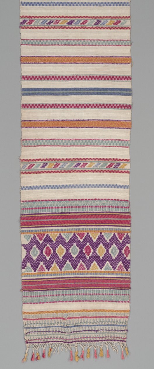 Tören kumaşı, c.1905-35 (pamuk ve ipek) by Mayan Mayan
