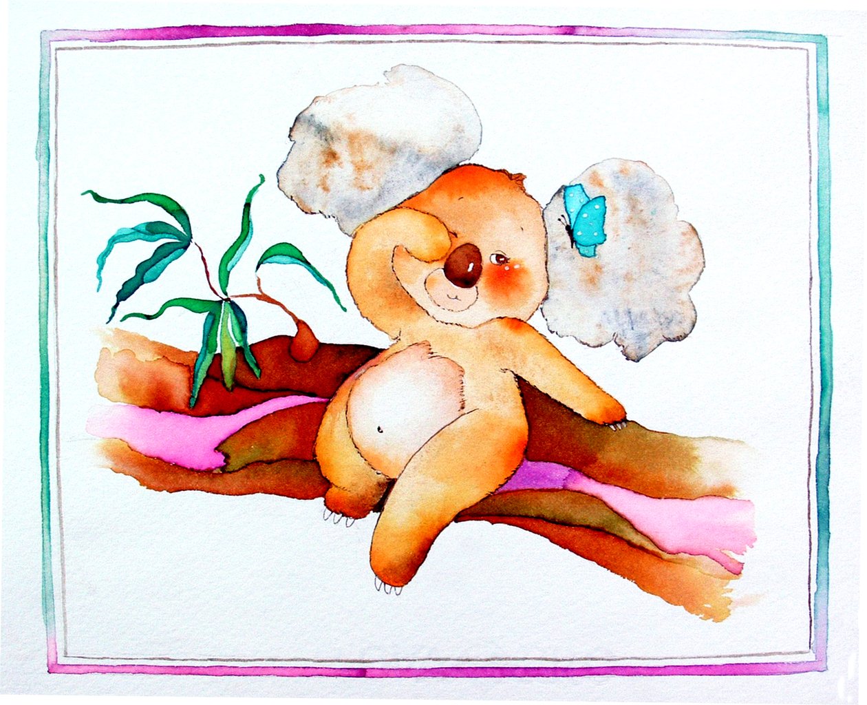 Koala (kağıt üzerinde tuvalet) by Maylee Christie