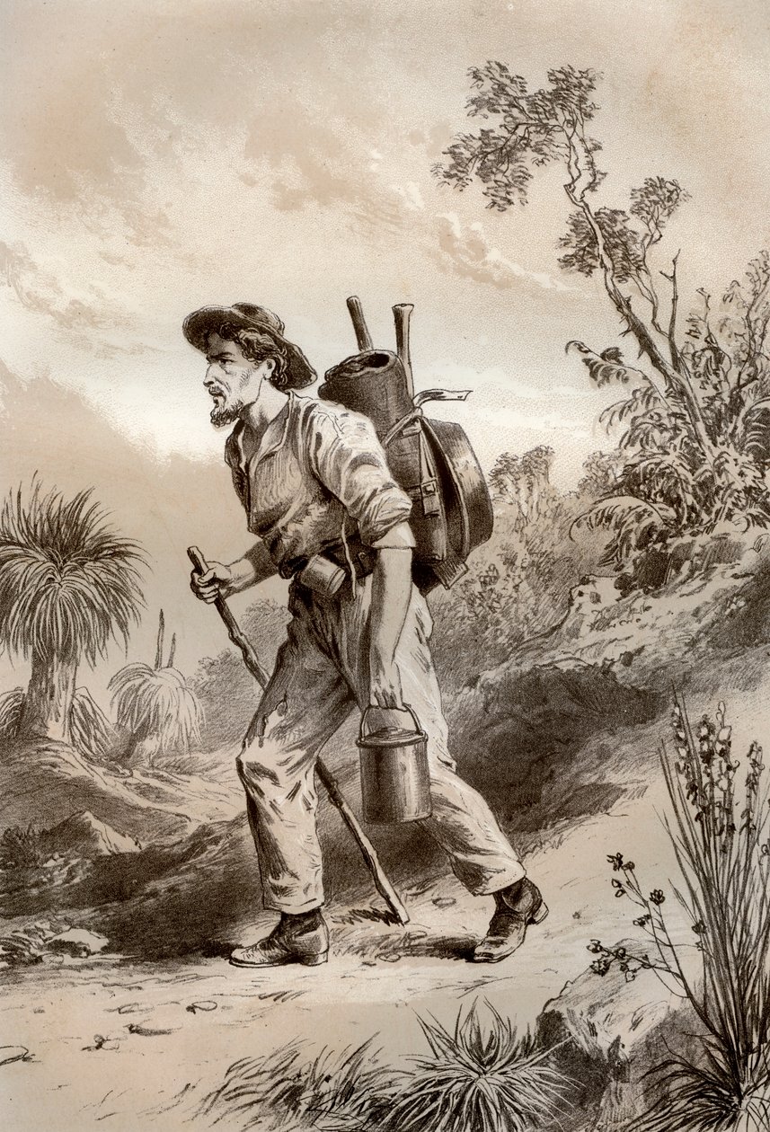 Serserideki kazıcı, Avustralya, 1879. by McFarlane and Erskine