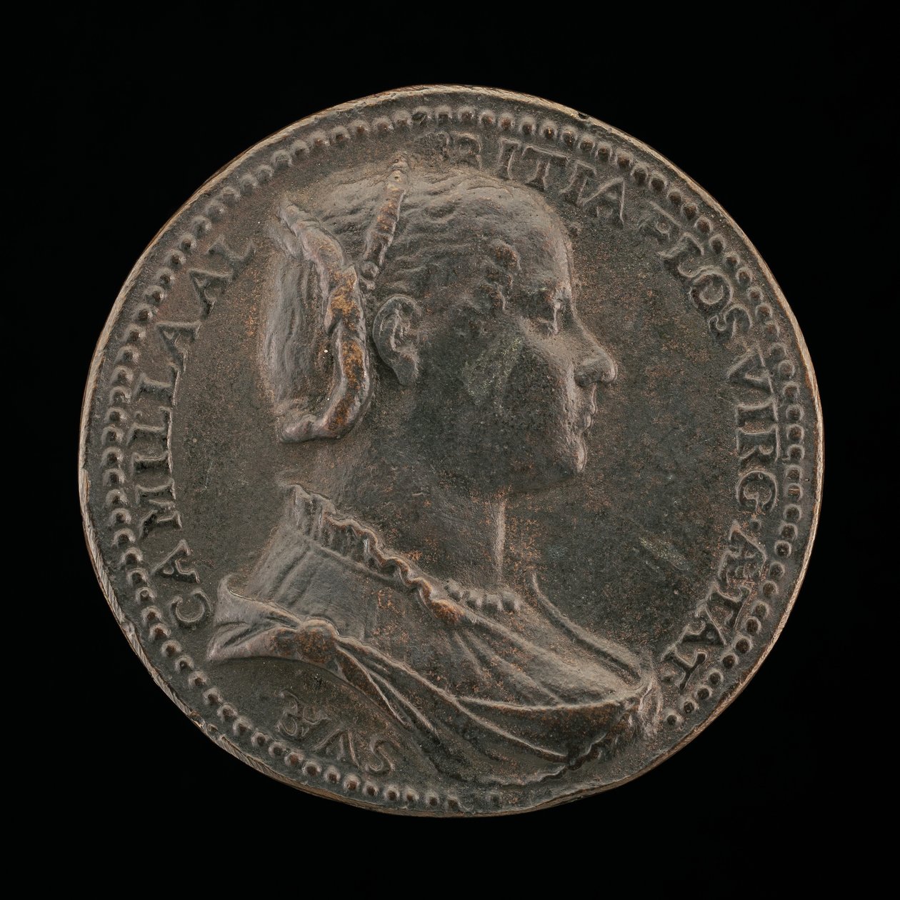 Camilla Albizzi [ön yüz], 1556. by Medallist R.C.