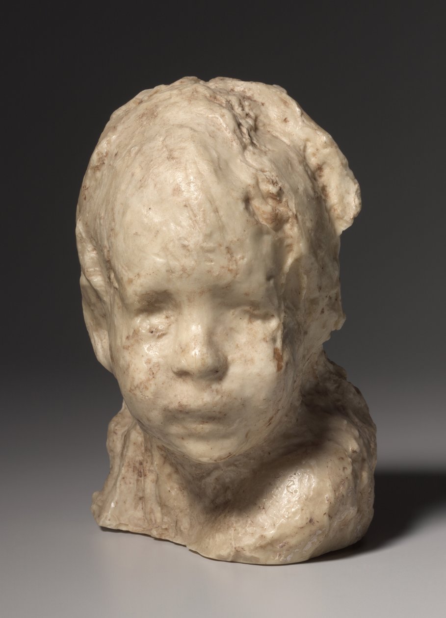 Yahudi Çocuk, 1892 dolayları (alçı üzerine mum) by Medardo Rosso