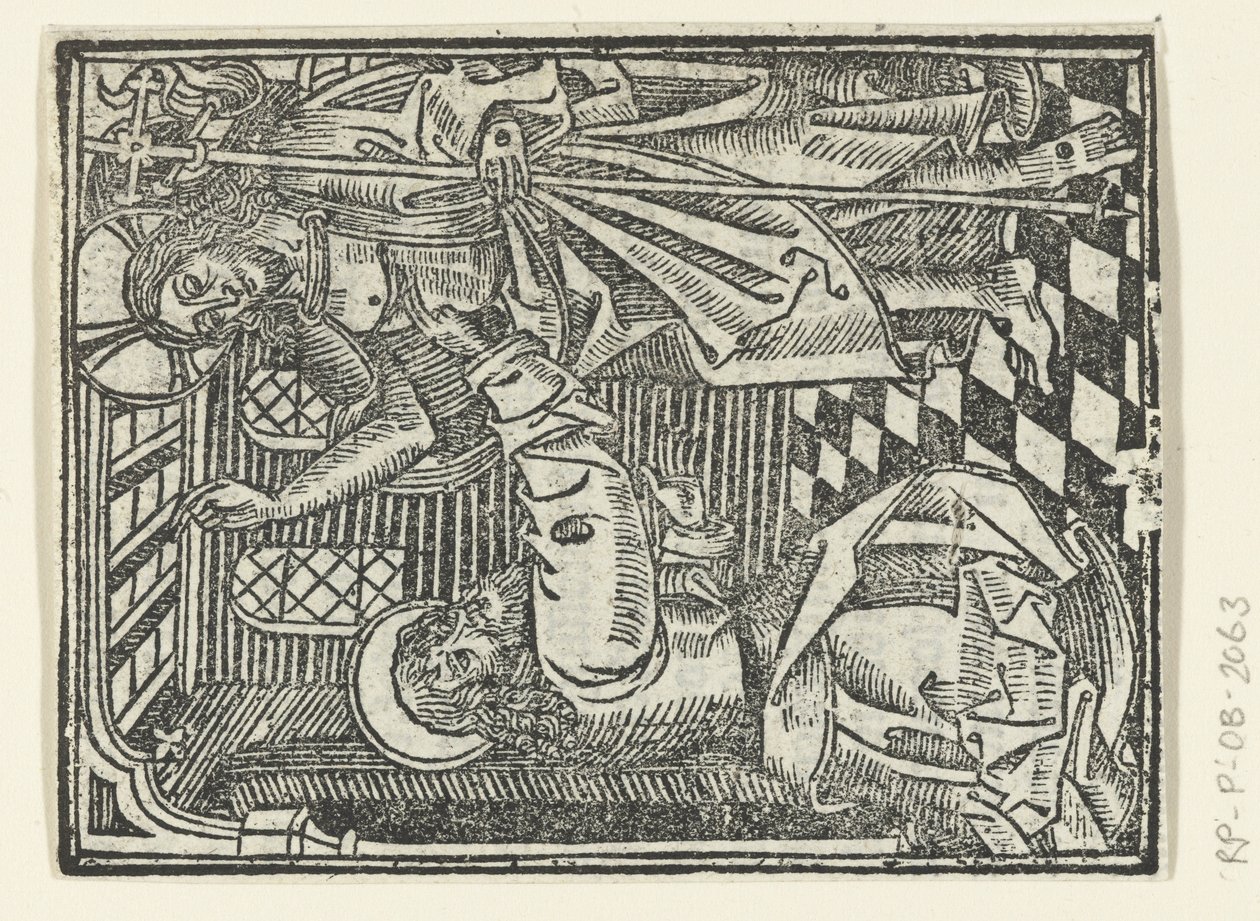 şüpheci Thomas by Meester van de Delbecq Schreiber Passie (attributed to)