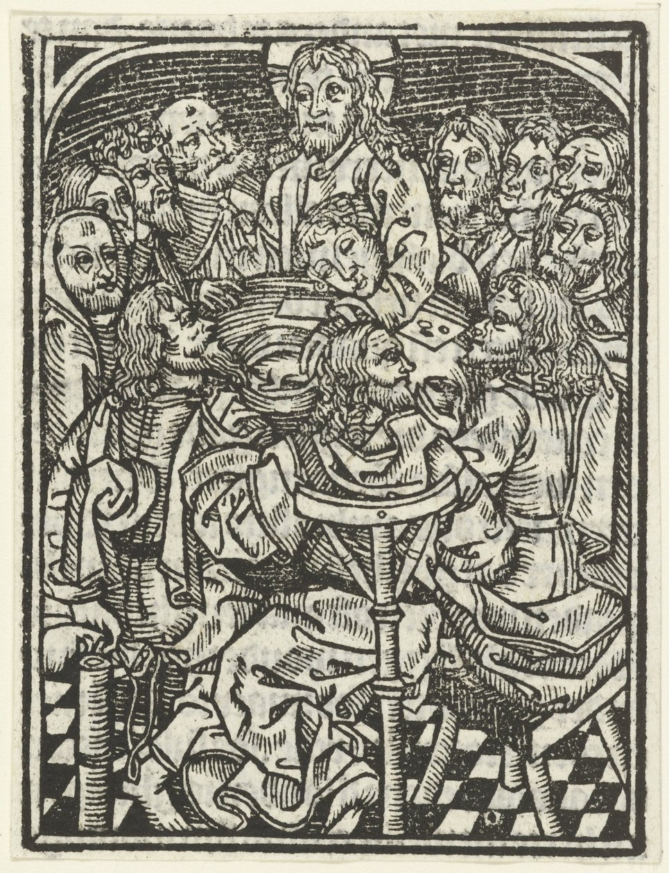 Son Akşam Yemeği by Meester van de Delbecq Schreiber Passie (attributed to)