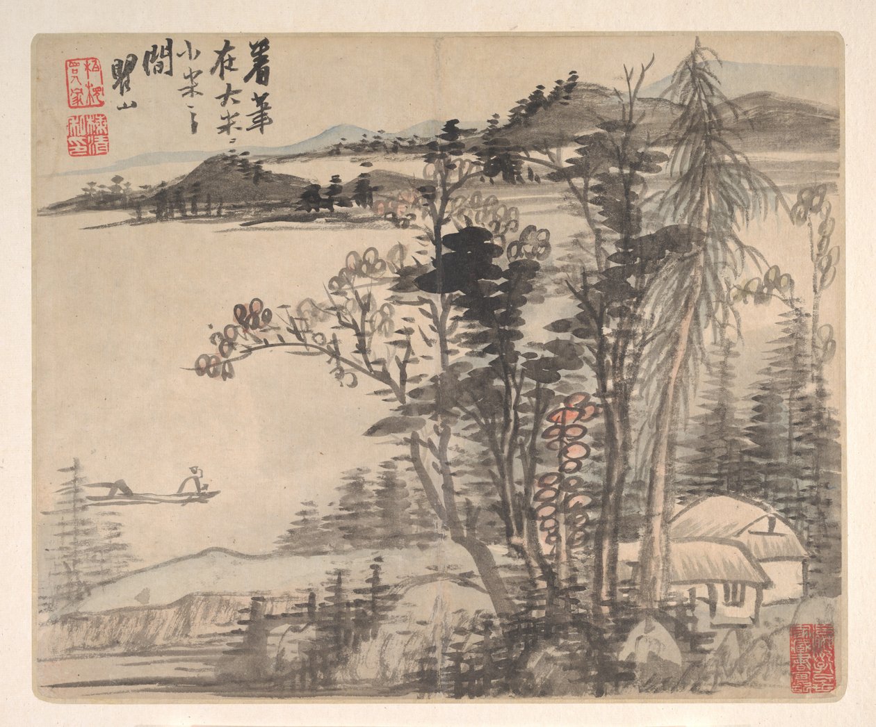 Antik Ustalardan Sonra Manzaralar, 1693. by Mei Qing