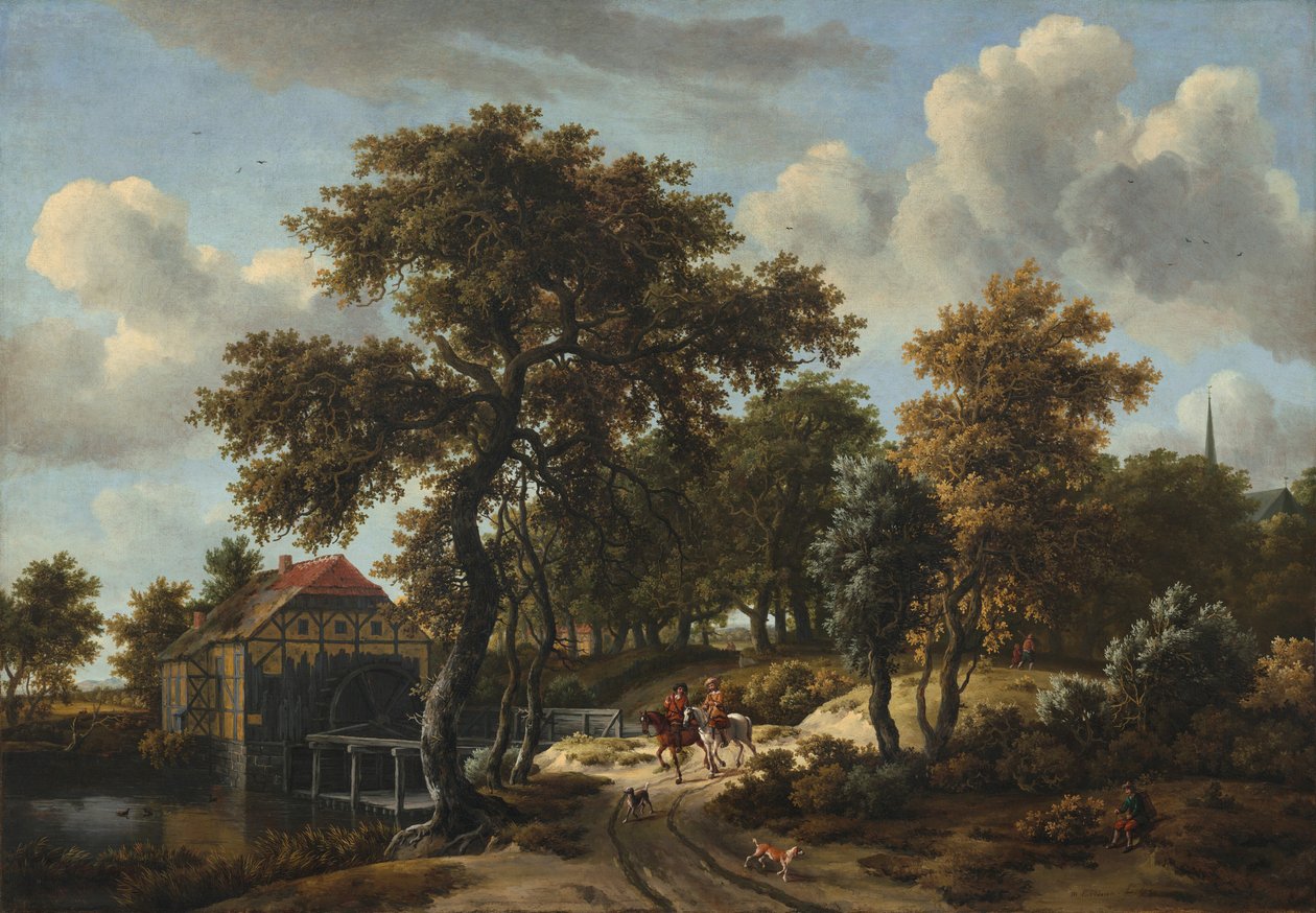 Gezginler by Meindert Hobbema
