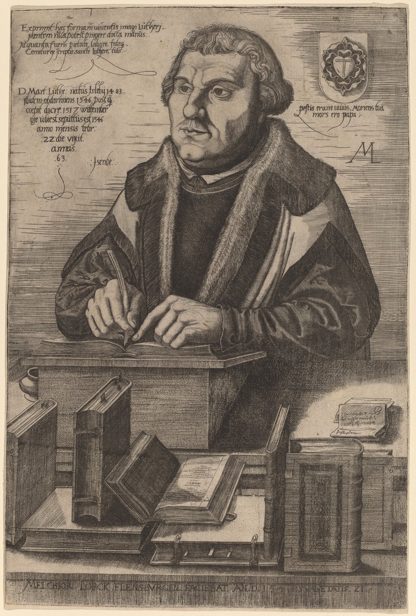 Martin Luther by Melchior Lorch